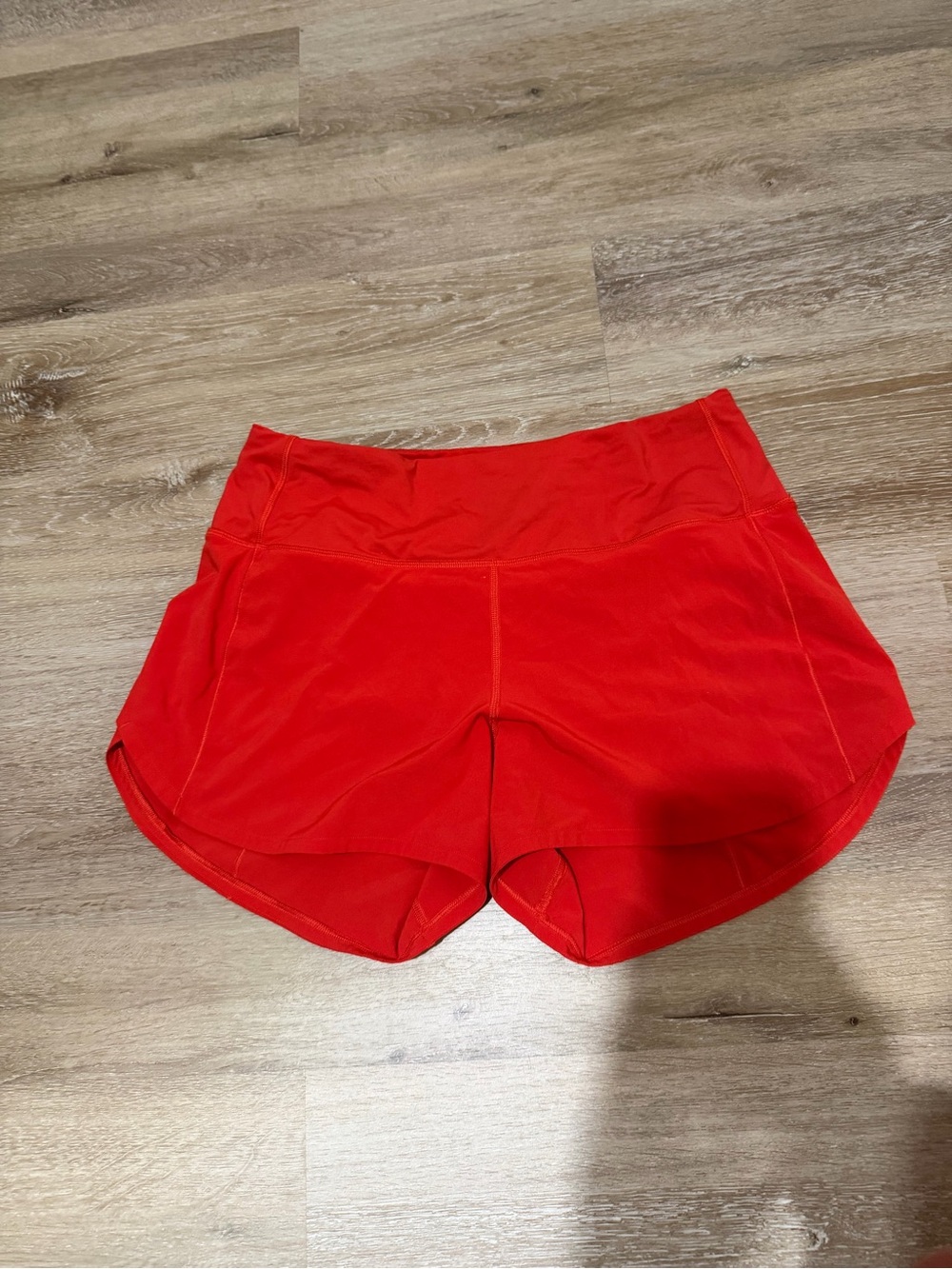 Women’s Red Athletic Shorts - Lightweight Performance
